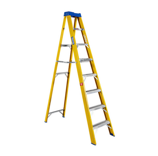 Mundo 8-Step Partial Fibreglass (MUF1008) Ladder – 2.4m