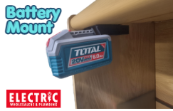 Total Cordless 20v P20s Battery Holder With Screw Hole Mounts BAT-MOUNT