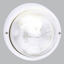 BH021 WHITE Bright Star ROUND PLAIN PVC BULKHEAD - WHITE IP54 ES