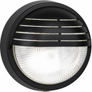 BH023 BLACK Bright Star ROUND EYELID PVC BULKHEAD - BLACK IP44 ES