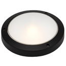 Bright Star BH051 BLACK 270MM ROUND FROSTED GLASS IP54 1X ES