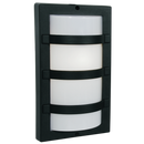 Bright Star BH060 BLACK RECTANGLE, GRID DIE CAST,POLY COVER IP44 1X60W ES