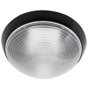 Bright Star BH064 BLACK ROUND BULKHEAD IP20 1X15W ES