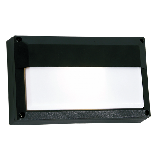 Bright Star BH074 BLACK RECTANGLE,EYELID,1 X15W ES,DIE CAST,POLYCOVER IP44