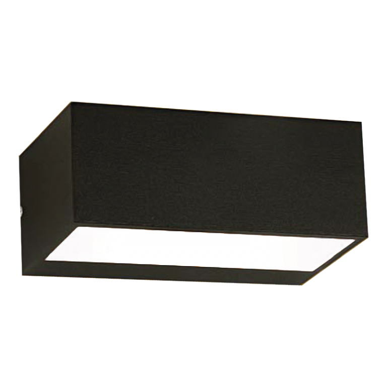 Bright Star BH082 BLACK DIE CAST BULKHEAD FROSTED GLASS IP54 1X18W ES