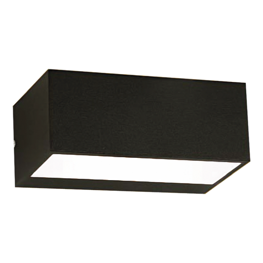 Bright Star BH082 BLACK DIE CAST BULKHEAD FROSTED GLASS IP54 1X18W ES