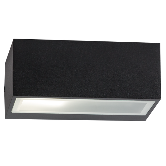 Bright Star BH083 BLACK BULKHEAD UP/DOWN IP54 7W ES