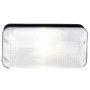 Bright Star BH110 BLACK ABS PLASTIC CLEAR COVER BULKHEAD IP44 1X60W ES