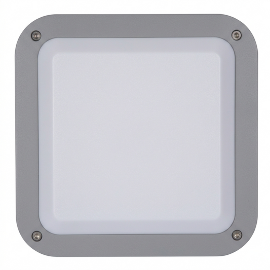 Bright Star BH120 GREY SQUARE ABS PLASTIC POLY COVER IP44 1X40W ES
