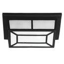Bright Star BH2080 BLACK DIE CAST BULKHEAD FROSTED GLASS IP44 1X60WES 290MM