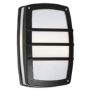 Bright Star BH408 BLACK DIE CAST BULKHEAD WHITE POLY COVER IP54 2X20W ES