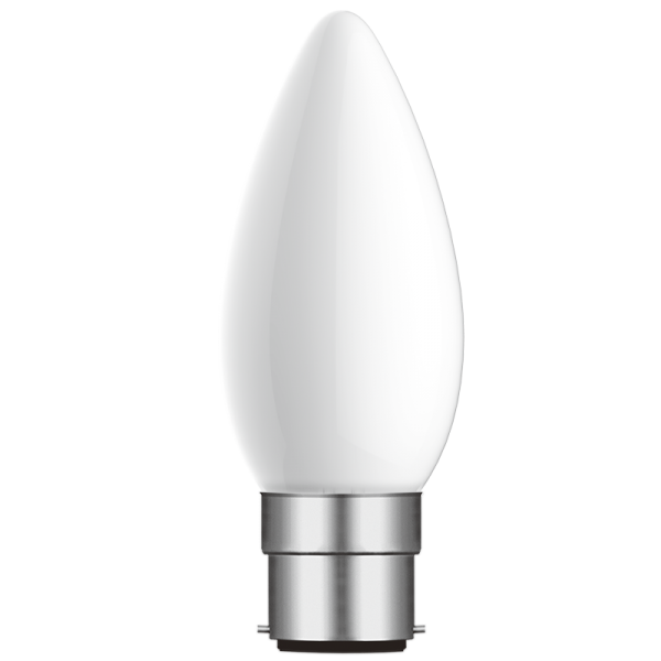 BULB LED 235 Bright Star C35 4W B22 2700K DIMMABLE OPAL