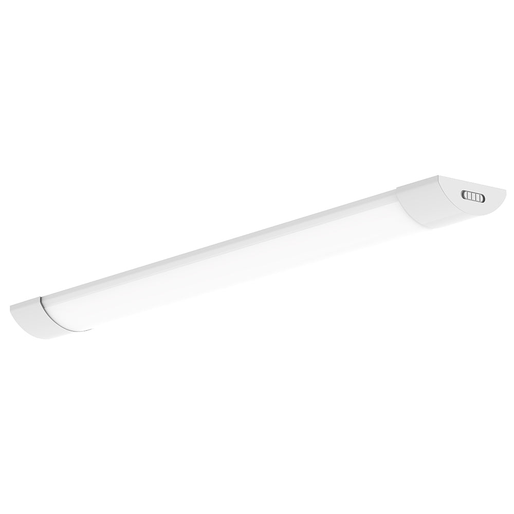 Eurolux 600mm 18W Integrated LED 3CCT Batten Light (White) – C755W