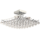 Bright Star CF052 CHROME POLISHED CHR & ACRYLIC CRYSTALS 4X60W SES