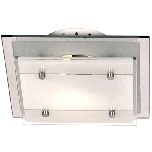 Bright Star CF1361 CHROME MIRROR FROSTED GLASS 1X 60W ES