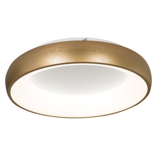 Bright Star CF276 GOLD GOLD CEILING FITTING ACRYLIC+METAL 28W CCT 400MM