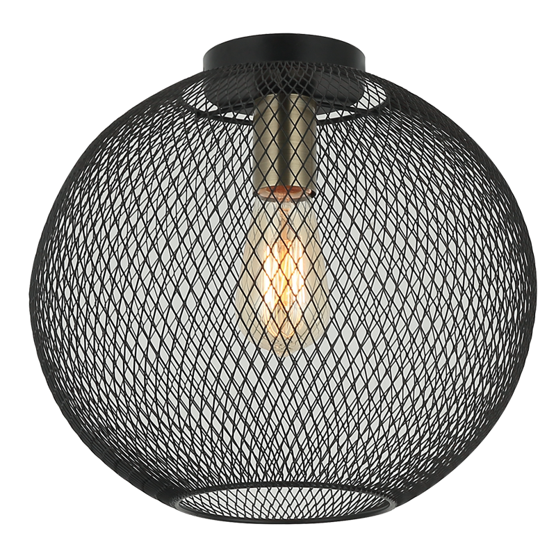 Bright Star CF339 BK/AQ BLACK METAL MESH 1X40W ES 350MM