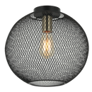 Bright Star CF339 BK/AQ BLACK METAL MESH 1X40W ES 350MM