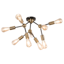 Bright Star CF434/9 BRASS ANT/BRASS/BLK 9 X40W ES 730MMX355MM