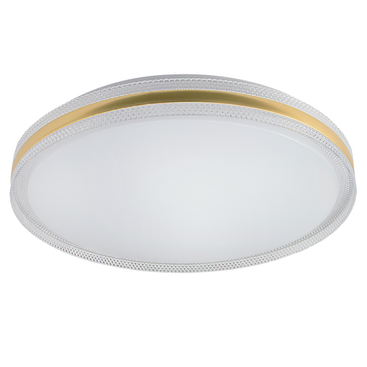 Bright Star CF437 GOLD METAL WITH CLEAR PMMA+GOLD RIM 24W LED 4000K 390MM