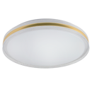 Bright Star CF437 GOLD METAL WITH CLEAR PMMA+GOLD RIM 24W LED 4000K 390MM