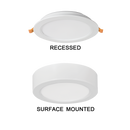 Bright Star CF537 WHITE 2 IN 1 WH 9W LED 4000K 760lm CUT OUT 90MM