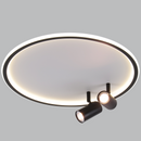 Bright Star CF606/2 BLACK METAL & PLASTIC WITH SPOTLIGHT 2X50W GU10 500MM