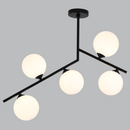 Bright Star CF607/5 BLACK METAL & PLASTIC 5X5W G9 LED CEILING FITTING
