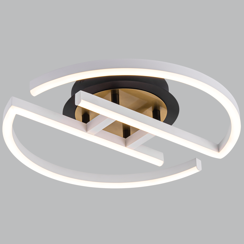 Bright Star CF609 CCT 21W LED CCT METAL & PVC COLOUR: BK,WH & SAT BRASS