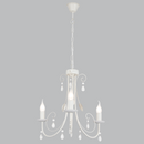 Bright Star CH360/5 FOSSIL FS METAL CHANDELIER CLEAR ACRYLIC CRYSTAL 5X60 SES