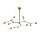 Bright Star CH512/9 BRONZE BRONZE METAL CHANDELIER ADJ SIZE 9X9W ES IP20