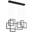 Bright Star CH517 BLACK SAND BLACK ALUMINIUM+ACRYLIC LED FITTING 95W LED