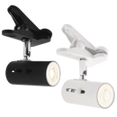 Bright Star CL008 BLACK METAL CLIP ON SPOTLIGHT WITH SWITCH 1X GU10