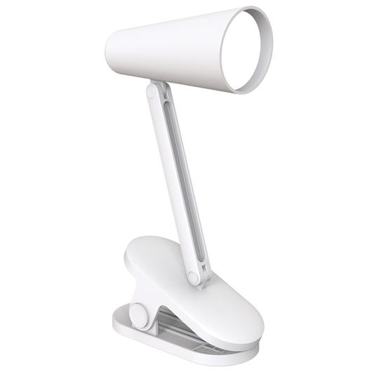 Bright Star CL009 WHITE RECHARGEABLE LED CLIP ON CCT 3.5W