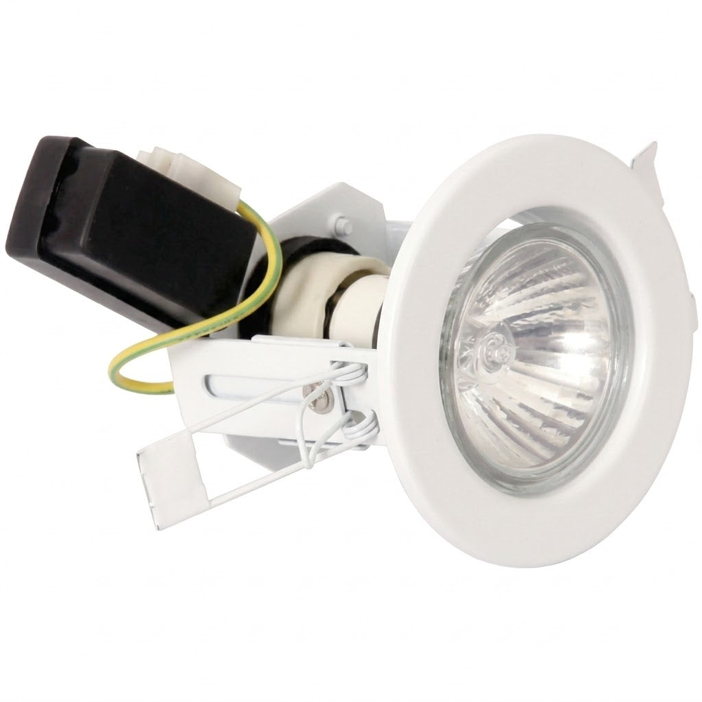Bright Star DL009 WHITE DOWNLIGHT 220V-240V/50W STRAIGHT 55MM CUT OUT WH