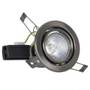 Bright Star DL019 GUN METAL 220V 50W GZ10 TILT STEEL 70MM CUT OUT GM