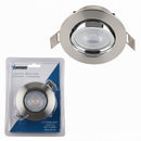 Bright Star DL031 SATIN CHROME BLISTER PACK 5W 4000K 75MM CUT OUT TILT SAT/ CHR