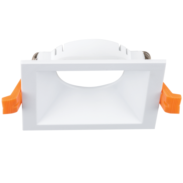 Bright Star DL062 WHITE SQUARE CUT OUT 70mm POLYCARBONATE LED BULB CLIP IN