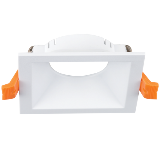 Bright Star DL062 WHITE SQUARE CUT OUT 70mm POLYCARBONATE LED BULB CLIP IN