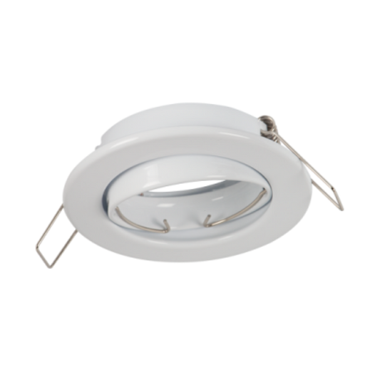 Bright Star DL067 WHITE TILT NO LAMPHOLDER 65mm CUT OUT