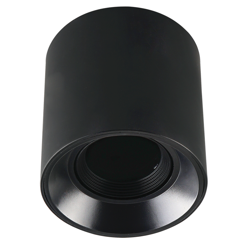 Bright Star DL118 BLACK SURFACE MOUNT POLY ANTIGLARE GU10/7W W/O LAMPHOLD