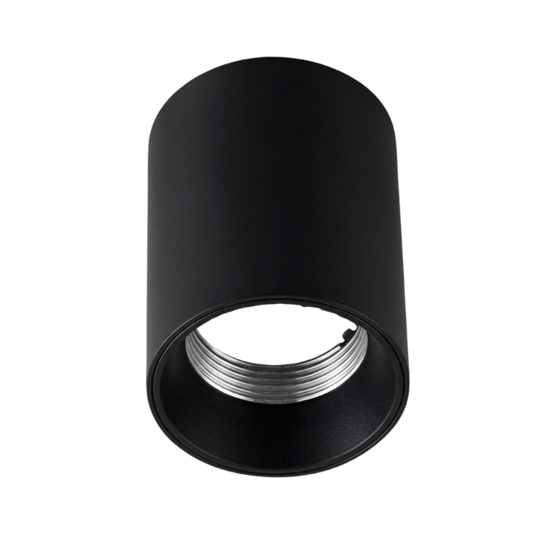 Bright Star DL119 BLACK SURFACE MOUNT POLY STRAIGHT GU10/7W W/O LAMPHOLD