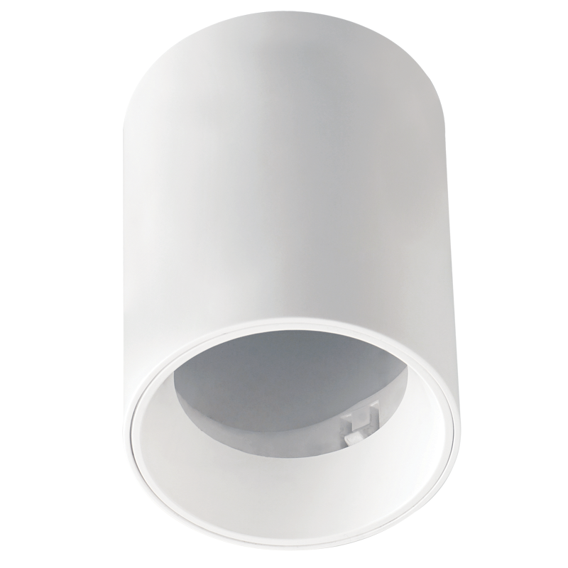 Bright Star DL119 WHITE SURFACE MOUNT POLY STRAIGHT GU10/7W W/O LAMPHOLD