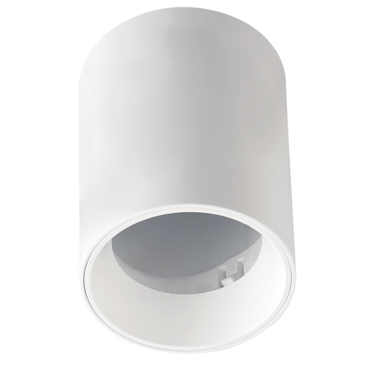 Bright Star DL119 WHITE SURFACE MOUNT POLY STRAIGHT GU10/7W W/O LAMPHOLD