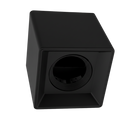 Bright Star DL121 BLACK SURFACE MOUNT POLY FLUTED CENTRE RING GU10/7W