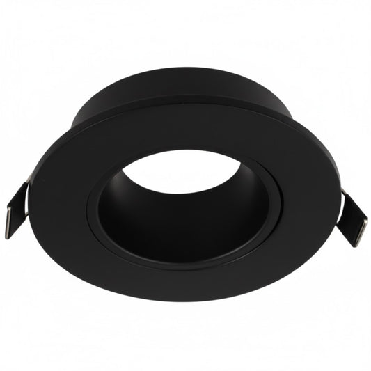Bright Star DL123 BLACK ANTI-GLARE ROUND RECESSED TILT GU10 CUT OUT 75MM