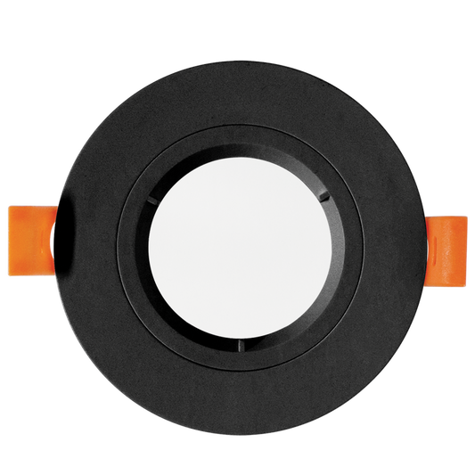 Bright Star DL128 BLACK IP65 WITH LENS POLYCARB GU10 CUT OUT 70MM