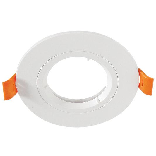 Bright Star DL129 WHITE IP20 POLYCARBATE GU10 CUT OUT 70MM