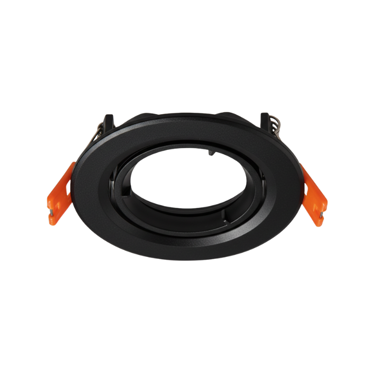 Bright Star DL130 BLACK POLYCARBONATE TILT GU10 CUT OUT 70MM