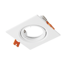 Bright Star DL131 WHITE SQUARE POLYCARBONATE TILT GU10 CUT OUT 70MM